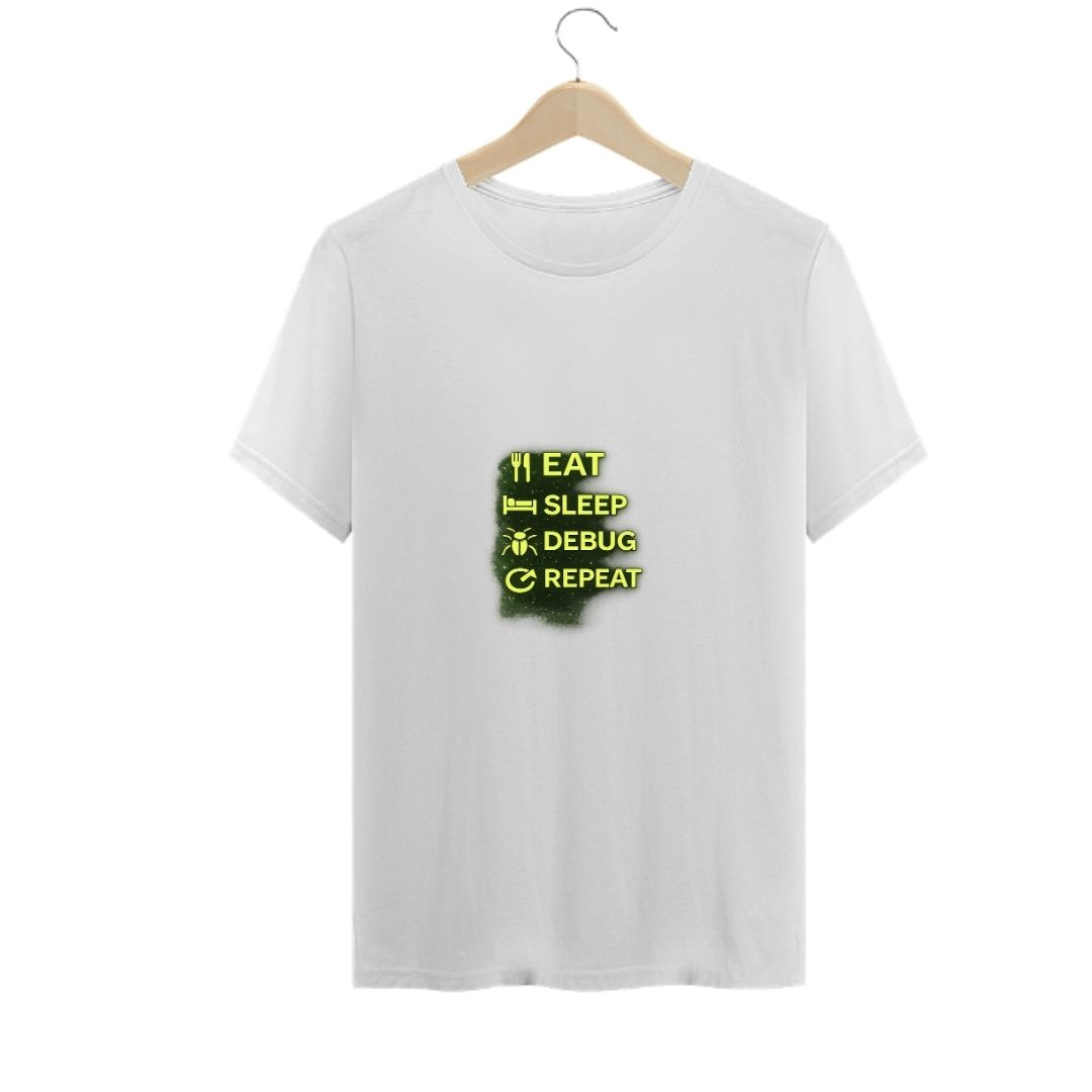 Camisa Eat Sleep Debug Repeat
